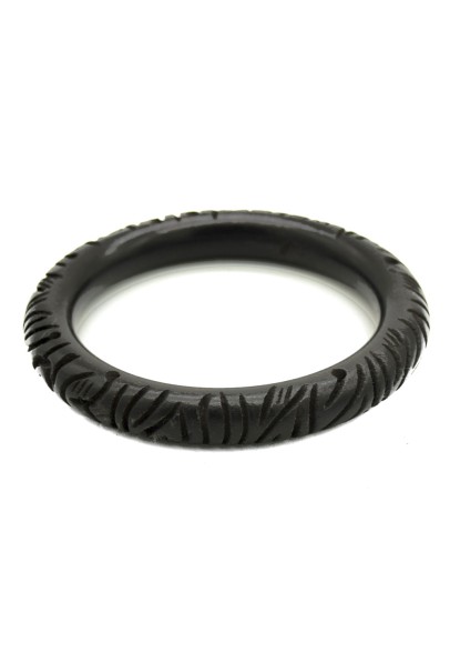 Handcarved Wood Bangle